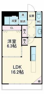 愛知県名古屋市中川区野田1丁目【マンション】の間取り