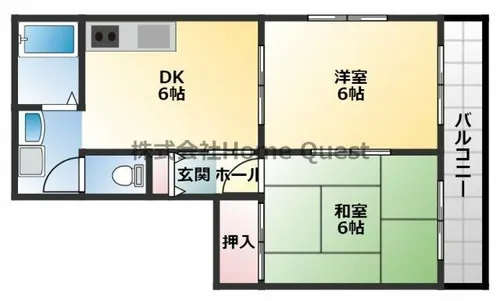 フレグランス【2階】の間取り