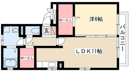 パラーシオ【2階】の間取り