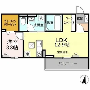 Cerisier【1階】の間取り