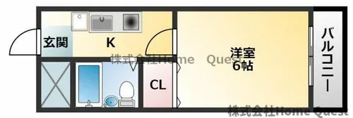 グレース北山本【4階】の間取り