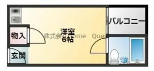 プラザハピネス高安【3階】の間取り