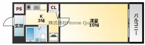 ベルハイムYAO【4階】の間取り