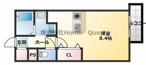 ワントゥリーヒル【1階】の間取り