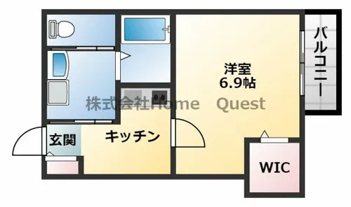 LUCITA久宝寺【101号室】の間取り
