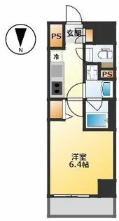 ディアレイシャス大須観音III【8階】の間取り
