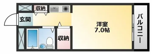 ヴィクトリアコート旭ヶ丘【2階】の間取り