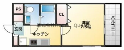 ブリューゲル【2階】の間取り