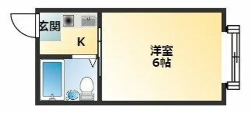 シティライフ柏原【1階】の間取り