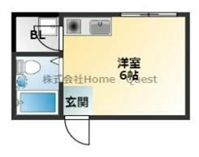 ベルメゾンⅡ【203号室】の間取り