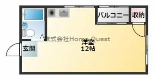 ハイツエイト【3-A号室】の間取り