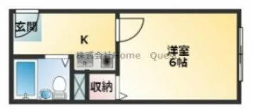 コンフォート本町【203号室】の間取り