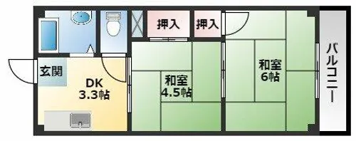 田中マンション【4階】の間取り