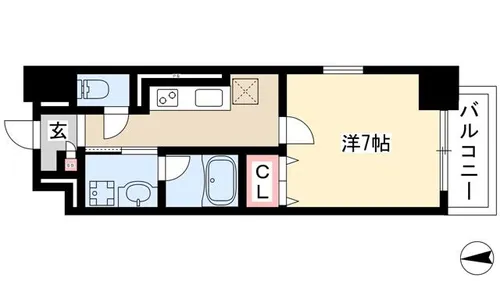 DIAMOND MOON【4階】の間取り