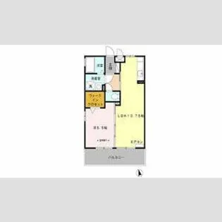 マノワール十六田【3階】の間取り