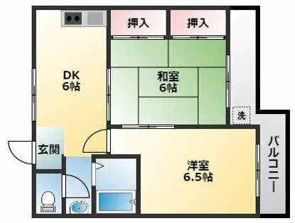 サンベール【205号室】の間取り