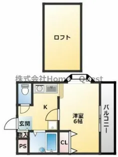 シャルムコート【406号室】の間取り