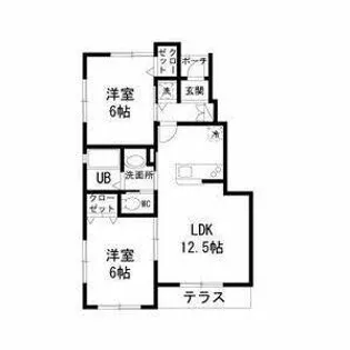 Queen Anne【1階】の間取り