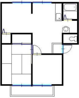 サンライフN粟津【2階】の間取り