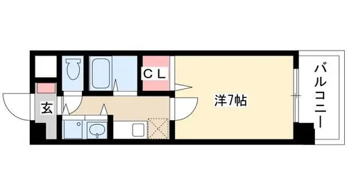 Pulito【402号室】の間取り