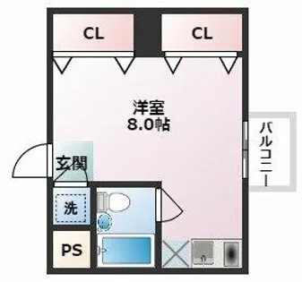 TOZAWAコート【210号室】の間取り