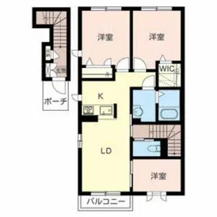 シャーメゾン ル レーヴ【2階】の間取り