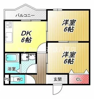 グレース北山本【4階】の間取り