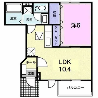 セイバリーヒル【1階】の間取り