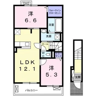 フェリーチェ【2階】の間取り