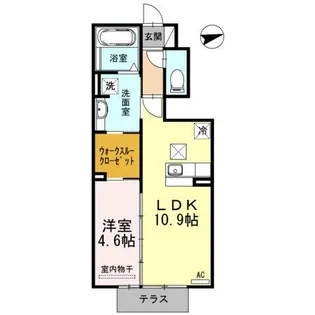 ヴィレッタ【1階】の間取り