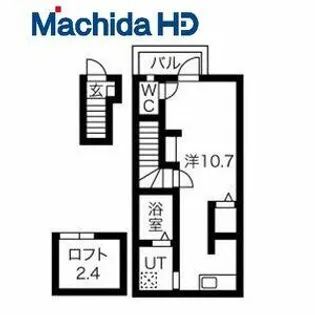 あんしん+上沢駅08-1062【2階】の間取り