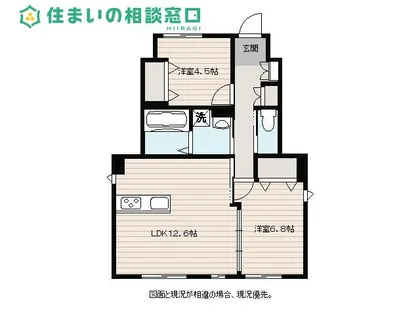 愛知県岡崎市伊賀新町【アパート】の間取り
