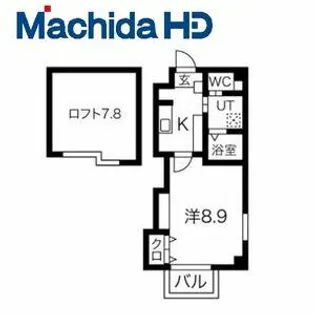 エヌエムスワサントセットウエスト【4FCM号室】の間取り