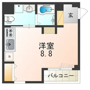 エヌエムキャラントシス【1階】の間取り