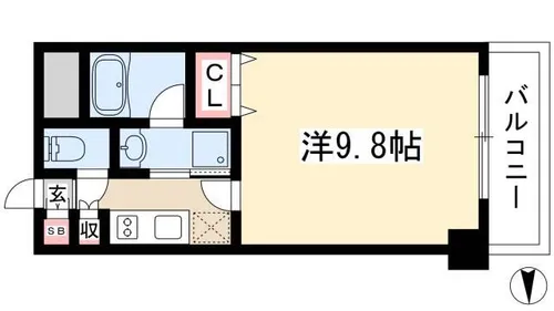 S-FORT桜山【2階】の間取り