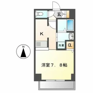 プレサンスNAGOYA桜通ビッグビート【6階】の間取り