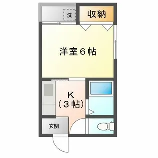 エムケイハイツ【2階】の間取り