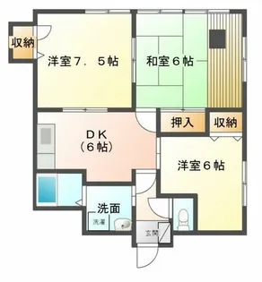 菊池ビル【503号室】の間取り