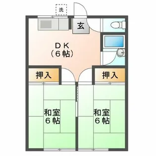 サンコーポ【1階】の間取り