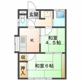 2Kの間取り画像