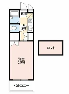 城南キッド【1階】の間取り