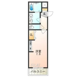 大阪府大阪市西成区天下茶屋東2丁目【アパート】の間取り