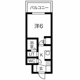 エステムコート名古屋ステーションクロス【6階】の間取り