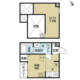 サクシード寺地町【1階】の間取り
