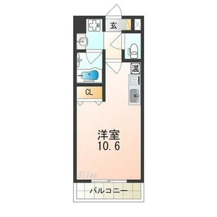 ROYAL MAISON NAKAO【6階】の間取り