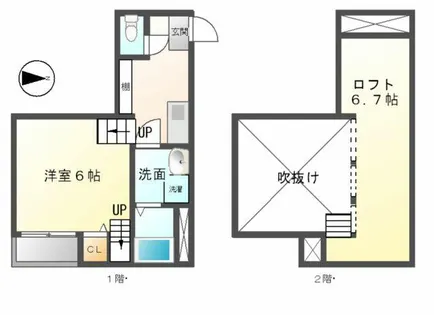 K&K Dream 今池【1階】の間取り