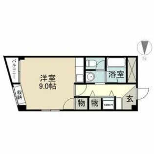 メゾン・ド・ブルーコロネット【2階】の間取り