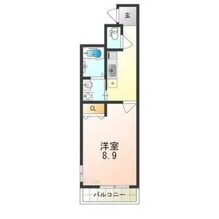 フジパレス湊駅北サウス【1階】の間取り