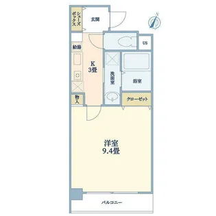 マンション磯上【2階】の間取り