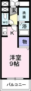 アンソレイエ【1階】の間取り